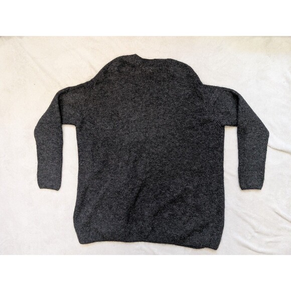 Mens XS Mohair Wool Blend Openfront Gray Cardigan H&M Jacket Coat RARE - Picture 2 of 10